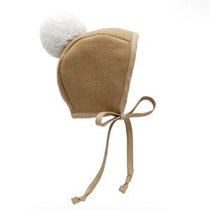 Briar Baby Camel Pom Bonnet